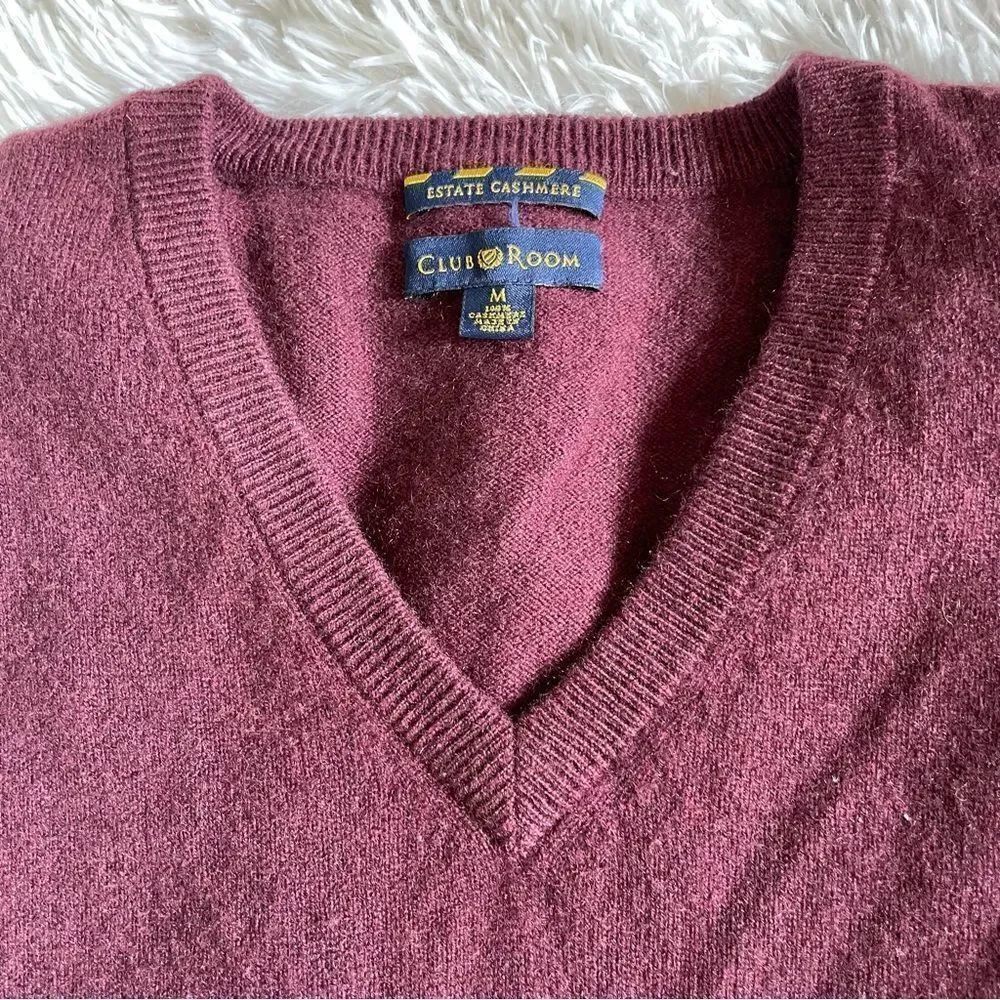 CLUB ROOM CASHMERE VEST - Picture 6 of 9